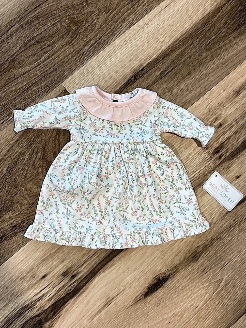 Baby Loren Floral Collar Dress
